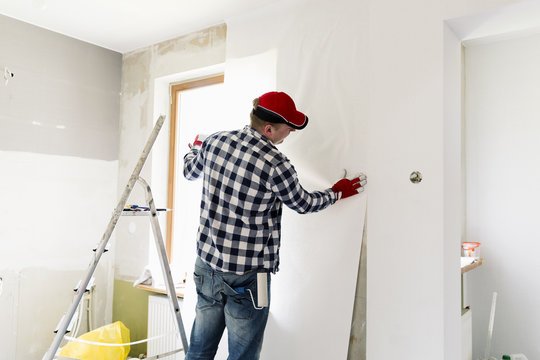 Grasscloth Wallpaper Installation