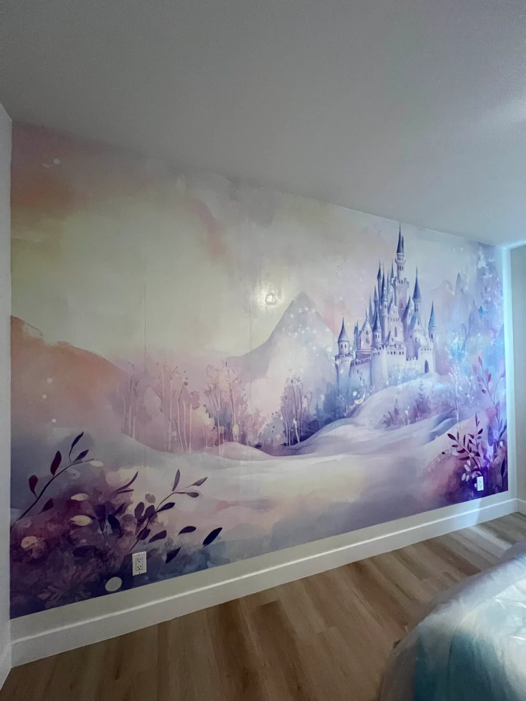 Line Wallpaper Installation