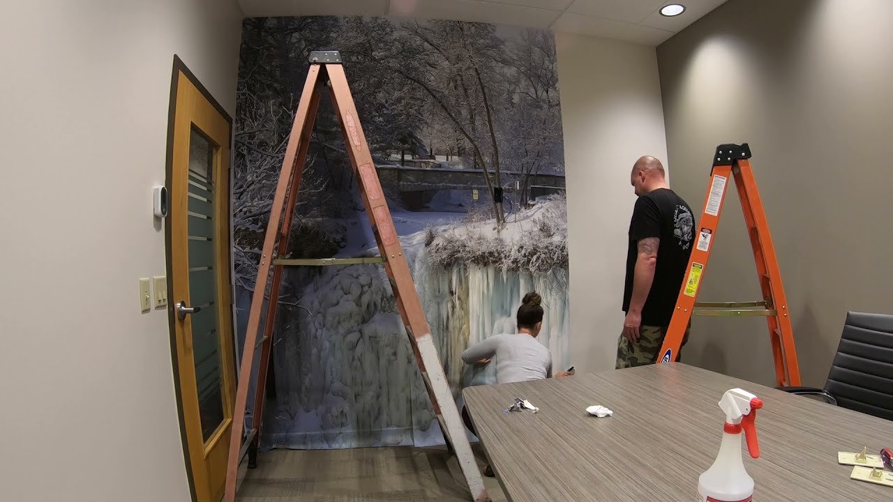Custom Wall Mural Installation