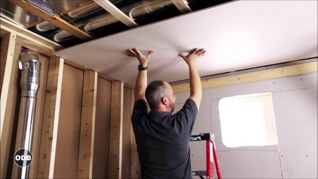 Ceiling Wallpaper Installation