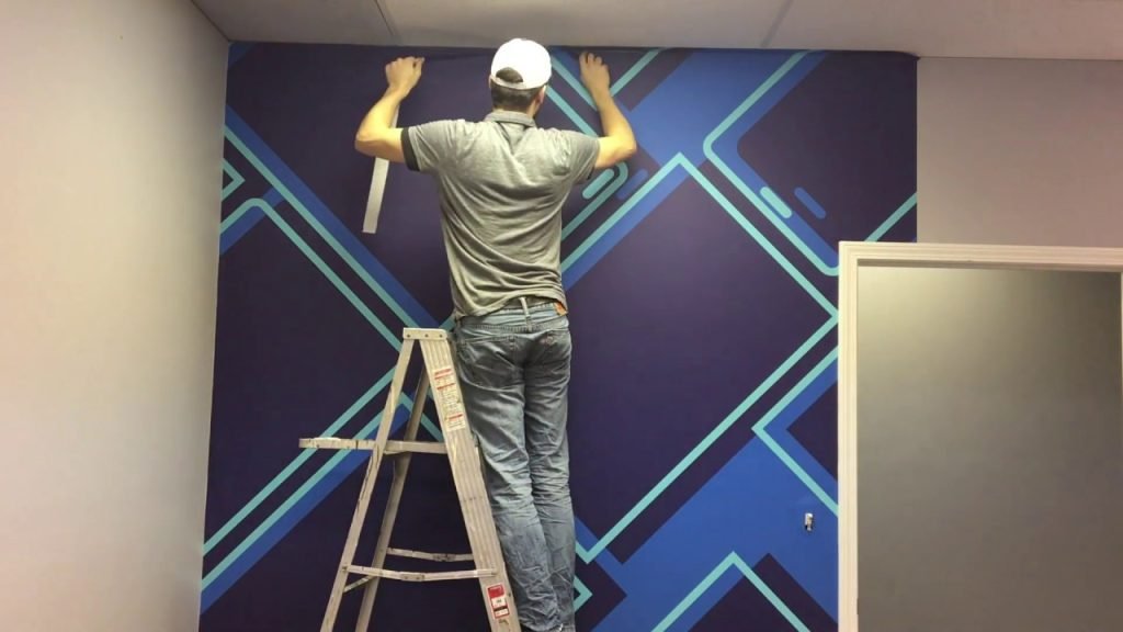 Custom Wall Mural Installation