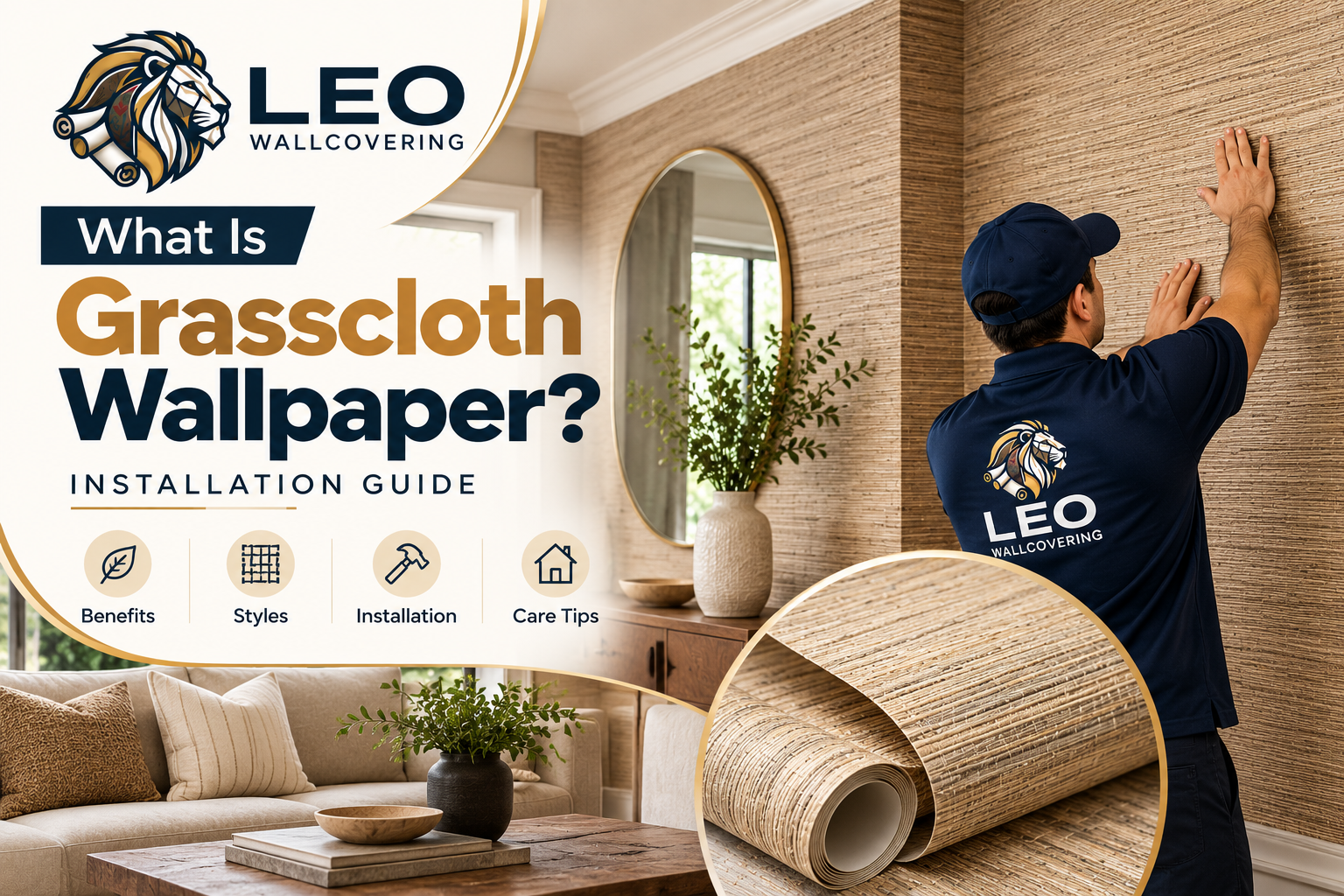What is grasscloth wallpaper?